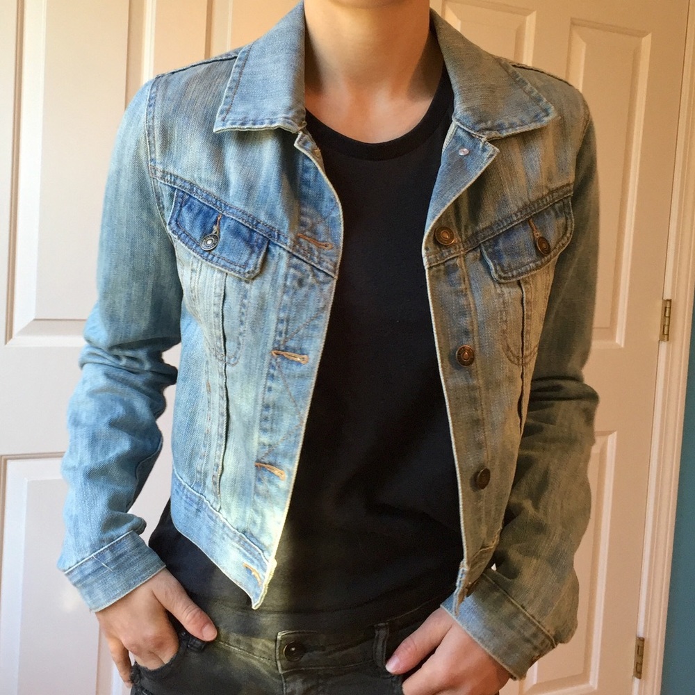 Forever 21 I love h81 Jean jacket